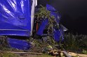 VU LKW umgestuerzt Feldkassel Industriestr Robert Boschstr P196